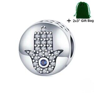 Evil’s Eye Bracelet Charm Bead | 925 Silver | Brand New